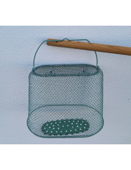 Bourriche maille INOX Pliante Ovale
