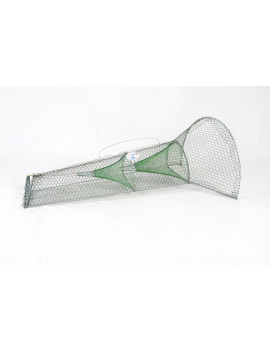 Nasse à goujons ou petits poissons 100 cm 2 goulets