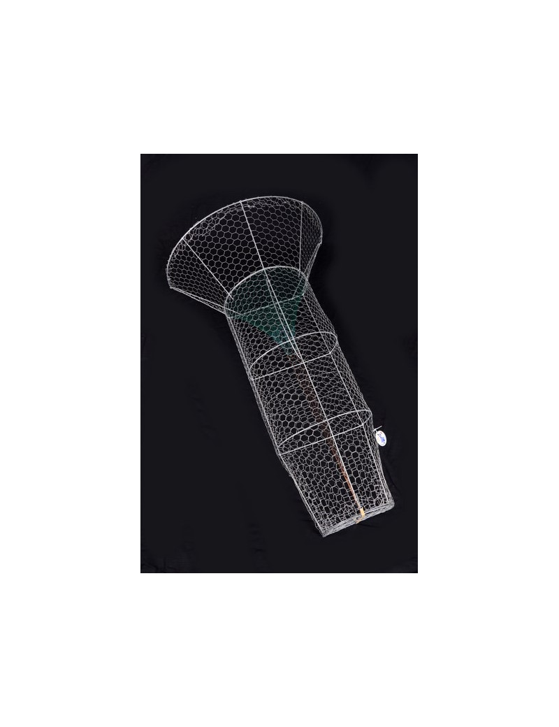Grande Nasse 190 cm 1 entrée 2 Goulets Maille 25 mm Grande Nasse 190 cm 1 entrée 2 Goulets Maille 25 mm