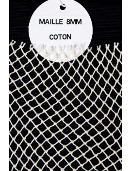 Nappe coton maille 8mm
